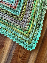 Load image into Gallery viewer, 6-Day Great Granddaddyo Blanket featuring Noro Yarn - Crochet Pattern by Betty McKnit