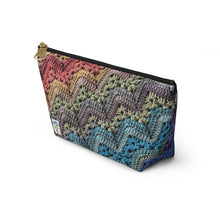 Load image into Gallery viewer, 6-Day Rainbow Chunky Throw Accessory Pouch w T-bottom by Betty McKnit