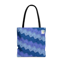 Load image into Gallery viewer, 6-Day Snowflake Blanket Tote by Betty McKnit
