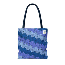 Load image into Gallery viewer, 6-Day Snowflake Blanket Tote by Betty McKnit
