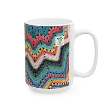 Load image into Gallery viewer, 6-Day Superstar Bright Crochet Ceramic Mugs 11oz\15oz