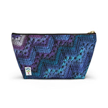 Load image into Gallery viewer, 6-Day Rainbow Chunky Throw Accessory Pouch w T-bottom by Betty McKnit