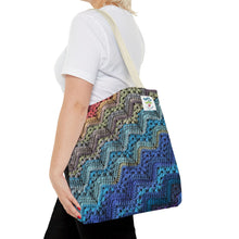 Load image into Gallery viewer, 6-Day Chunky Throw Tote by Betty McKnit - AOP Tote Bag