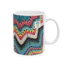 Load image into Gallery viewer, 6-Day Superstar Bright Crochet Ceramic Mugs 11oz\15oz