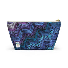 Load image into Gallery viewer, 6-Day Rainbow Chunky Throw Accessory Pouch w T-bottom by Betty McKnit