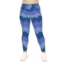 Load image into Gallery viewer, 6-Day Snowflake Blanket Crochet - Plus Size Leggings