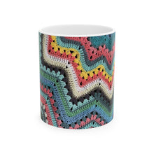 Load image into Gallery viewer, 6-Day Superstar Bright Crochet Ceramic Mugs 11oz\15oz