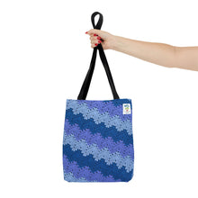 Load image into Gallery viewer, 6-Day Snowflake Blanket Tote by Betty McKnit