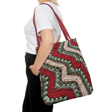 Load image into Gallery viewer, 6-Day Holiday Crochet Tote Bag