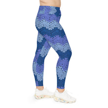Load image into Gallery viewer, 6-Day Snowflake Blanket Crochet - Plus Size Leggings