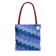 Load image into Gallery viewer, 6-Day Snowflake Blanket Tote by Betty McKnit