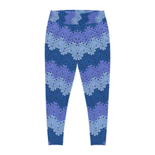 Load image into Gallery viewer, 6-Day Snowflake Blanket Crochet - Plus Size Leggings