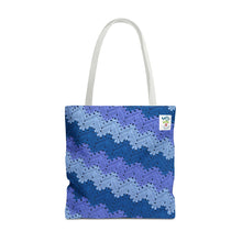 Load image into Gallery viewer, 6-Day Snowflake Blanket Tote by Betty McKnit