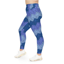 Load image into Gallery viewer, 6-Day Snowflake Blanket Crochet - Plus Size Leggings