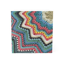 Load image into Gallery viewer, Crochet Star Blanklet Note Cube — Colorful 6-Day Crochet Pattern Sticky Note Block