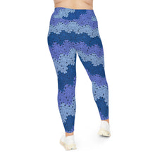 Load image into Gallery viewer, 6-Day Snowflake Blanket Crochet - Plus Size Leggings