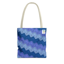 Load image into Gallery viewer, 6-Day Snowflake Blanket Tote by Betty McKnit