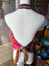 Load image into Gallery viewer, 6-Day Halter Top Crochet Pattern by Betty McKnit and Jacq of Yarns