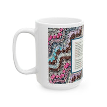 Load image into Gallery viewer, 6-Day Kid Blanket Shorthand Card Ceramic Mug by Betty McKnit (11oz\15oz