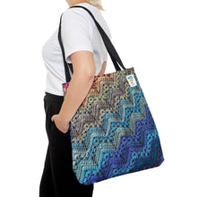 Load image into Gallery viewer, 6-Day Chunky Throw Tote by Betty McKnit - AOP Tote Bag