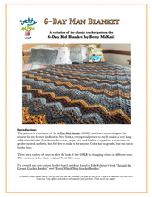 Load image into Gallery viewer, ULTIMATE 6-Day Blanket Bundle - Classic Crochet Patterns by Betty McKnit