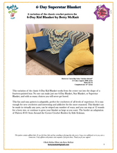 Load image into Gallery viewer, 6-Day Star, Superstar, and Supernova Blankets - Crochet Pattern Bundle by Betty McKnit