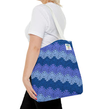 Load image into Gallery viewer, 6-Day Snowflake Blanket Tote by Betty McKnit