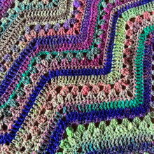 Load image into Gallery viewer, 6-Day Superstaro Shawl Crochet Pattern by Betty McKnit featuring Noro Yarn