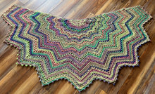 Load image into Gallery viewer, 6-Day Superstaro Shawl Crochet Pattern by Betty McKnit featuring Noro Yarn