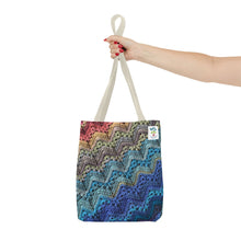Load image into Gallery viewer, 6-Day Chunky Throw Tote by Betty McKnit - AOP Tote Bag