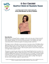 Load image into Gallery viewer, Halfway Home on Tranquil Trails - 6-Day Crochet Pattern by Betty McKnit