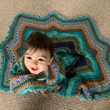 Load image into Gallery viewer, 6-Day Supernova Blanket - Crochet Pattern by Betty McKnit
