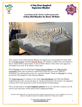Load image into Gallery viewer, 6-Day Eras-Inspired Superstar Blanket - Crochet Pattern by Betty McKnit