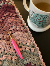 Load image into Gallery viewer, 6-Day Sweetheart Blanket Crochet Pattern by Betty McKnit