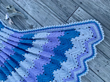 Load image into Gallery viewer, 6-Day Snowflake Blanket Crochet Pattern by Betty McKnit
