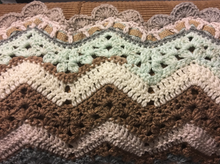 Load image into Gallery viewer, 6-Day Mushroom Risotto Baby Blanket - Crochet Pattern by Betty McKnit