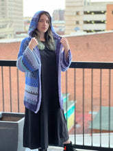 Load image into Gallery viewer, 6-Day Hexagon Cardigan Crochet Pattern by Betty McKnit