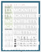Load image into Gallery viewer, 6-Day Kid Blanket Cheat Sheet - Betty McKnit