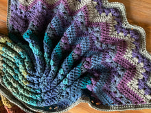 Load image into Gallery viewer, 6-Day Chunky Throw Crochet Pattern by Betty McKnit