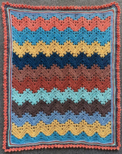 Load image into Gallery viewer, 6-Day Baby Blanket - Crochet Pattern by Betty McKnit