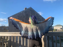 Load image into Gallery viewer, Half Moon Goddess Crochet Shawlette - Crochet Pattern by Betty McKnit