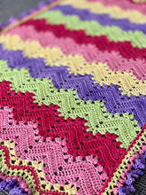 Load image into Gallery viewer, 6-Day Baby Girl Blanket - Crochet Pattern by Betty McKnit