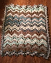 Load image into Gallery viewer, 6-Day Mushroom Risotto Baby Blanket - Crochet Pattern by Betty McKnit