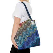 Load image into Gallery viewer, 6-Day Chunky Throw Tote by Betty McKnit - AOP Tote Bag
