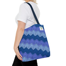 Load image into Gallery viewer, 6-Day Snowflake Blanket Tote by Betty McKnit
