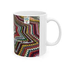 Load image into Gallery viewer, *6-Day Star Blanket Crochet Ceramic Mugs (11oz\15oz)
