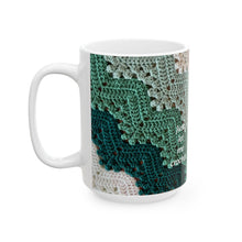 Load image into Gallery viewer, Crochet Lover's Mug, Just Let Me Crochet, Gift for Crafters, Cozy Coffee Cup, Tea Lovers, Handmade Mug, Yarn Enthusiast
