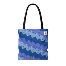 Load image into Gallery viewer, 6-Day Snowflake Blanket Tote by Betty McKnit
