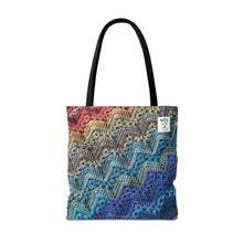 Load image into Gallery viewer, 6-Day Chunky Throw Tote by Betty McKnit - AOP Tote Bag

