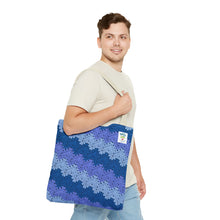 Load image into Gallery viewer, 6-Day Snowflake Blanket Tote by Betty McKnit
